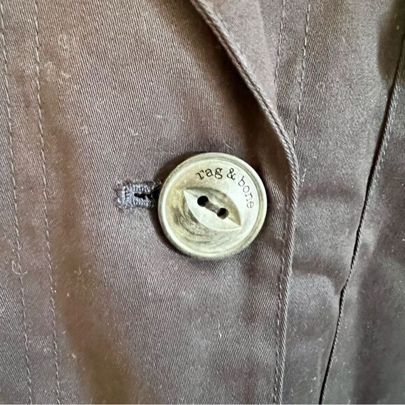 Rag & Bone Jessie Shirt Jacket in Navy Large NEW MSRP $525 - Picture 4 of 10